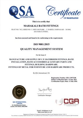 Nextap Quality ISO Certificate